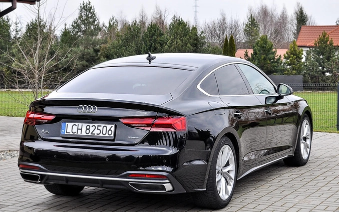 Audi A5 cena 170000 przebieg: 33000, rok produkcji 2020 z Gliwice małe 154